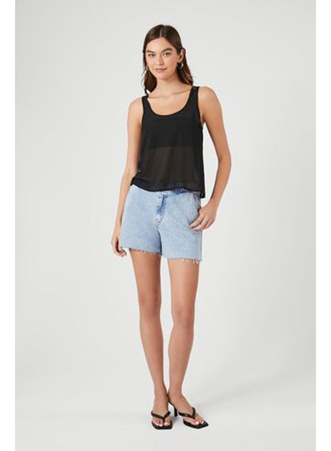FOREVER 21 Chiffon Scoop Tank Top - Image 4