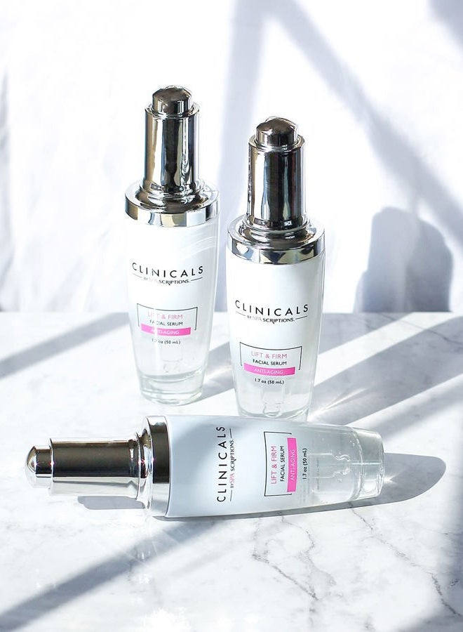 Spascriptions Clinicals Face Serum with Collagen & Ceramides for Depuffing & Tightening - 1.7 Ounce (Lift & Firm) - Image 5