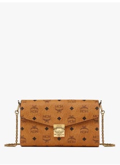 MCM Tracy Chain Wallet in Visetos