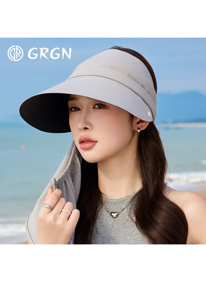 Grgn Sun Protection Hat For Women, Wide Brim Sun Hat, Fisherman Hat, Sun Hat, Outdoor Uv Protection Face Shield Hat For Women - Image 5