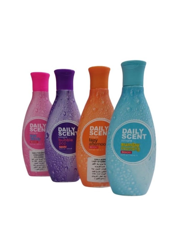 بينش مجموعة كولونيا برائحة يومية مكونة من 4 قطع