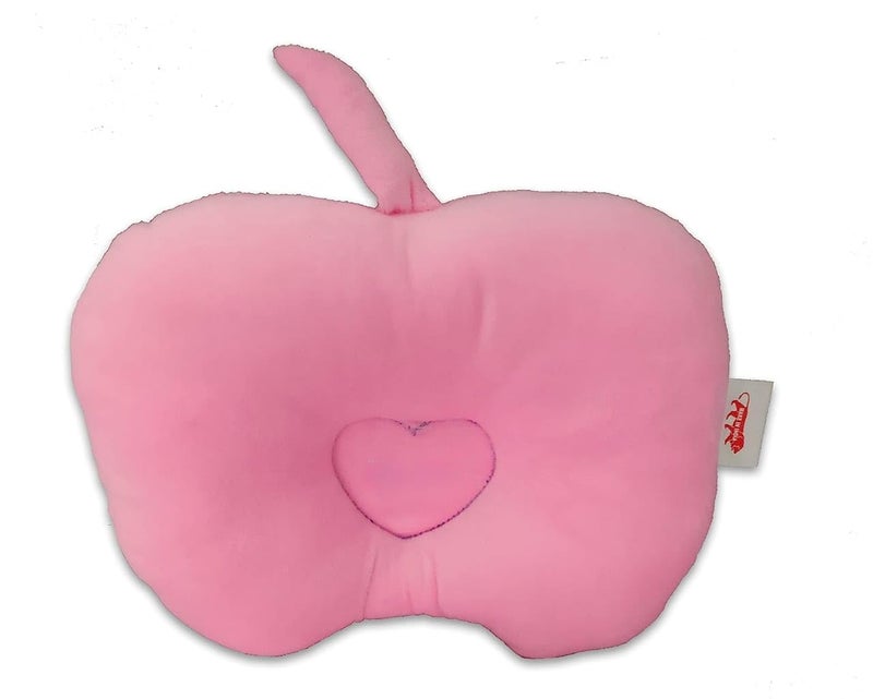 DAGDIYA DAGDIYA New Born Baby Soft Neck Supporting Pillow for Head Shaping Baby 018 Month Apple  - Image 3