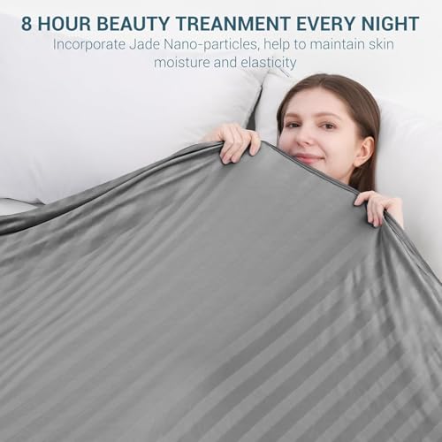 Elegear Revolutionary AC Cooling Blanket, Absorbs Heat to Keep Body Cool for Night Sweats, Double Sided Arc-Chill3.0 Cooling Fiber Q-Max>0.5, Lightweight Summer Cold Blankets - Image 4