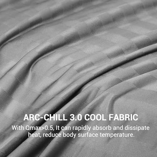 Elegear Revolutionary AC Cooling Blanket, Absorbs Heat to Keep Body Cool for Night Sweats, Double Sided Arc-Chill3.0 Cooling Fiber Q-Max>0.5, Lightweight Summer Cold Blankets - Image 3