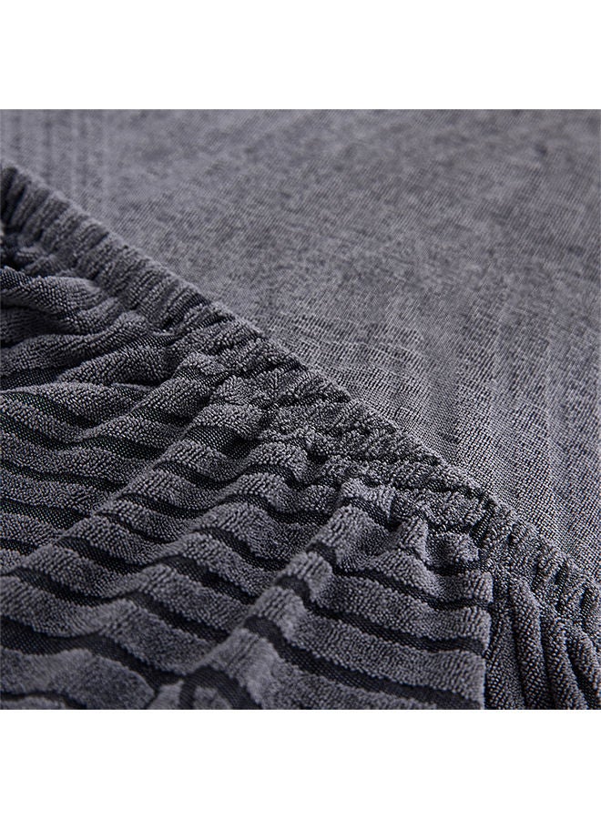 Sharpdo Three Person Thickened Elastic Dust-proof Full Wrapped Maple Leaf Pattern Sofa Cover 190-230cm - Image 5