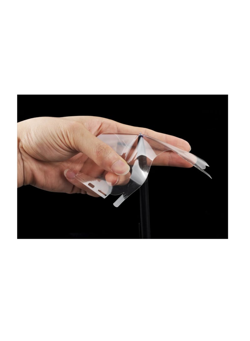 DIGI CORE iPhone 15 Pro Screen Protector 3 Pack 6.1 Inch 2.5D Curved Edges With iPhone 15 Pro Camera Lens Protector And Anti-Scratch iPhone Back PVC Clear Sheet Set (White Titanium, iPhone 15 Pro) - Image 2