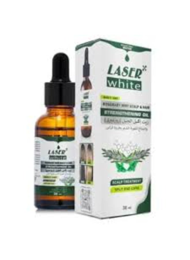 Laserwhite Rosemary & Peppermint Oil Strengthening Hair & Scalp 30ml
