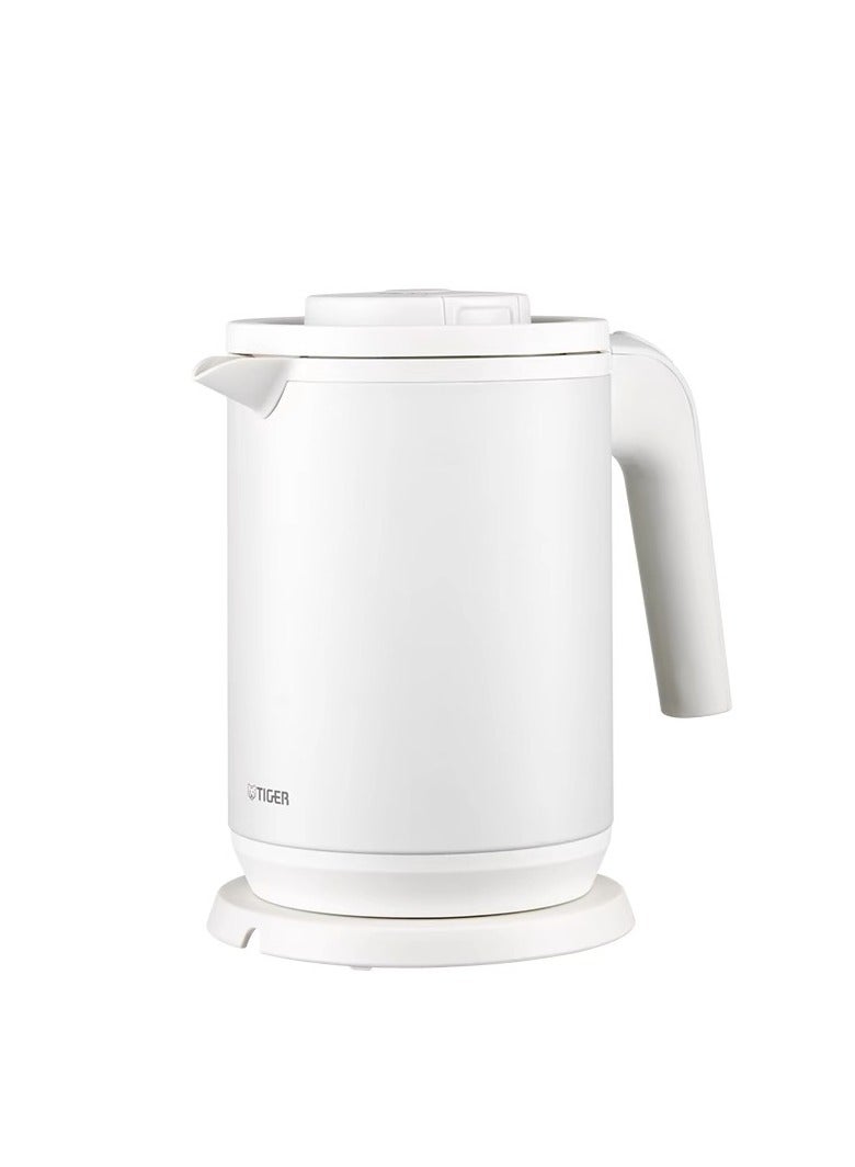 TIGER غلاية كهربائية أوتوماتيكية PCK-G10C - بدون بخار، هادئة للغاية، غليان سريع، سعة 1 لتر للاستخدام المنزلي باللون الأبيض - Image 1