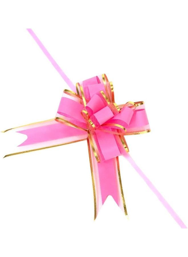 NIBEMINENT 100-Piece Pull Bow Gold/Pink - Image 1