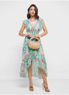 ELLA Floral Print Dress  - Image 4