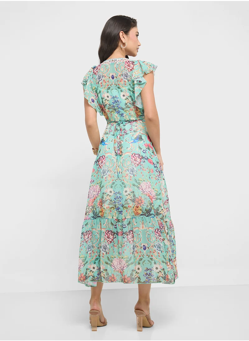 ايلا Floral Print Dress