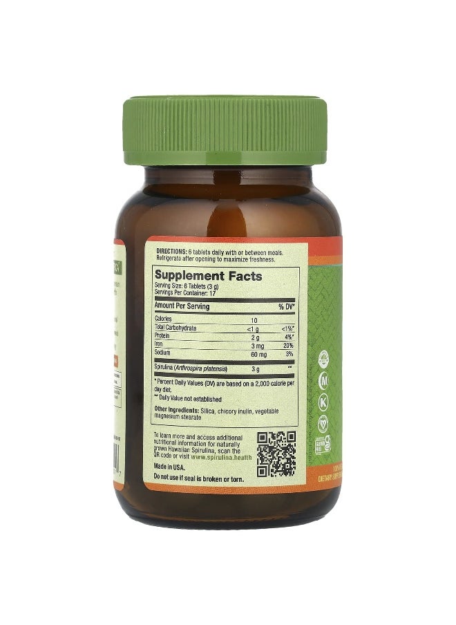Nutrex Hawaii - Nutrex Hawaii, Pure Hawaiian Spirulina®, 500 mg, 100 Tablets - Image 1