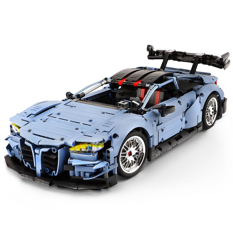 MOCBURIKU Sports Car Building Set 110 Scale M4 Racing Technic Car for Adults Collectible Cars Set to Build Build and Display Model for Home or Office Dcor Gift for Boys Age 14 2280 Pcs - Image 3