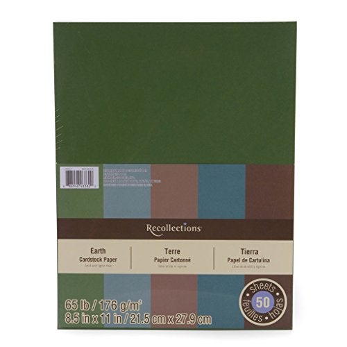 Recollections Cardstock Paper, Earth Colors 8 1/2 x 11 - Image 3