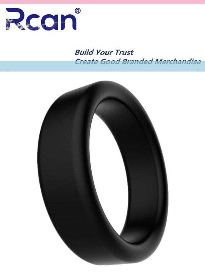 Rcan Silicone Elastic Men Sports Ring Easy Stretch Resistance Tear Resistance Exercise Ring Extended Endurance Waterproof Wear Resistant Soft Suitable for Male Sports Home  - Image 1