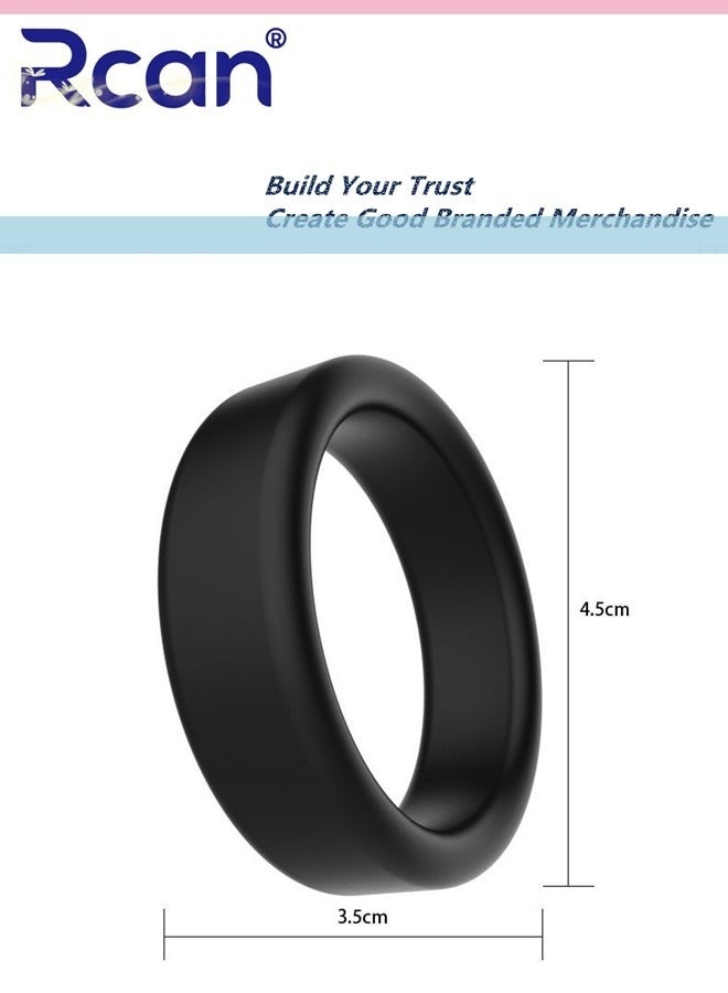 Rcan Silicone Elastic Men Sports Ring Easy Stretch Resistance Tear Resistance Exercise Ring Extended Endurance Waterproof Wear Resistant Soft Suitable for Male Sports Home  - Image 3