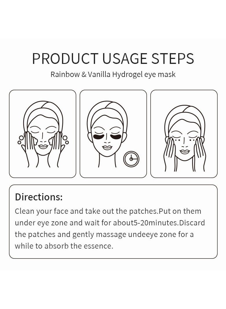 Kormesic 5pcs-قناع العين hydrogel قوس قزح 7.5g - Image 5