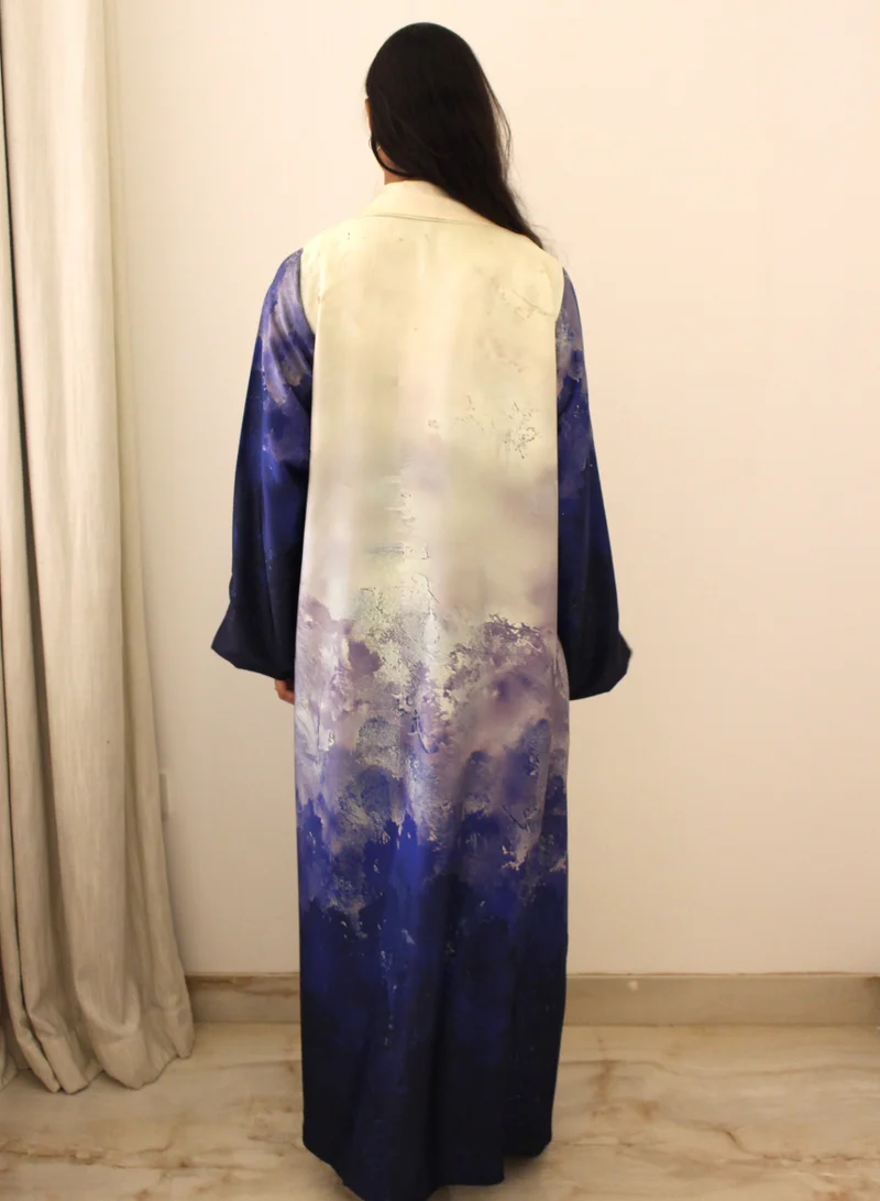 JAMEELA Womens Reversible Abaya in Armani Silk
