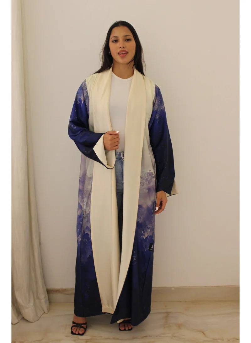 JAMEELA Womens Reversible Abaya in Armani Silk