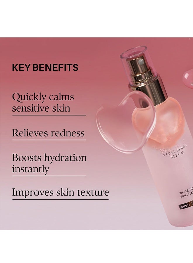 EELHOE Vital Spray Serum, White Truffle Skin Calming, Vegan Skincare, Calming and Hydrating Facial Mist, for Red and Sensitive Skin, Glow Serum, Surfactant Free, All In One Care, 100ml - Image 3