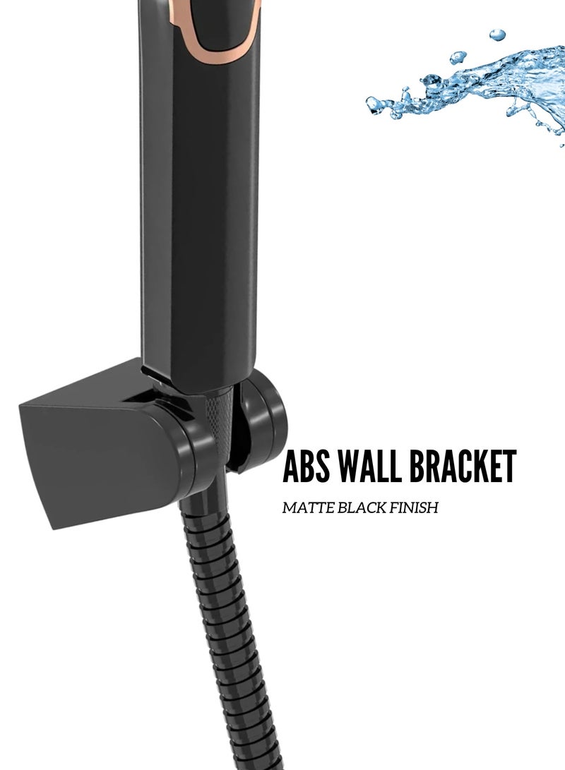 MAAT Rainmax Bronze Black Hand Shower Set | Dual-Tone Bronze & Black Finish | Premium Turkish Hand Shower | Stylish & Durable | High Pressure Flow  - Image 4