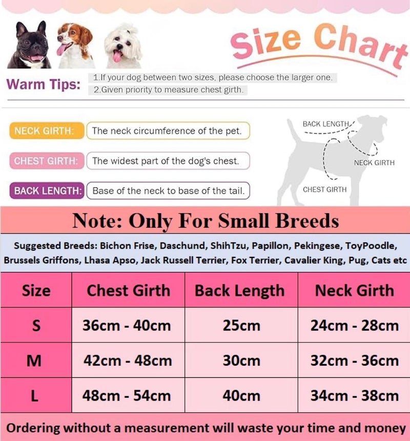 KUTKUT Wool Small Dog Cat Girl Sweater Dress with Plaid Bowtie Pleated Skirt and Leash Hole - Turtleneck Puppy Winter Clothes (Size: S, Chest: 36cm - 40cm, 1 Count) - Image 4