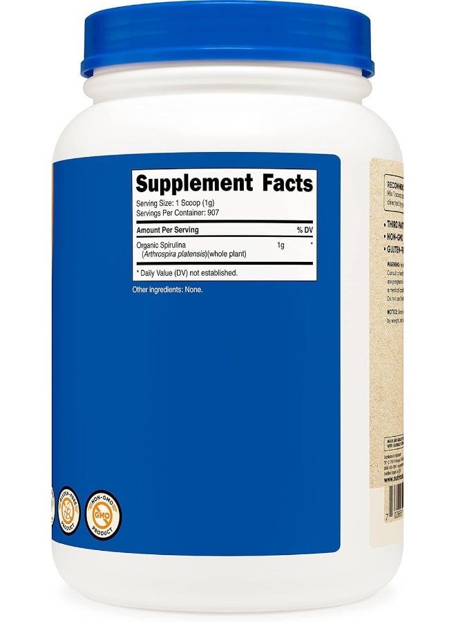 Nutricost Spirulina Powder 2 Pounds - Pure, Spirulina 8000Mg Per Serving - Image 4