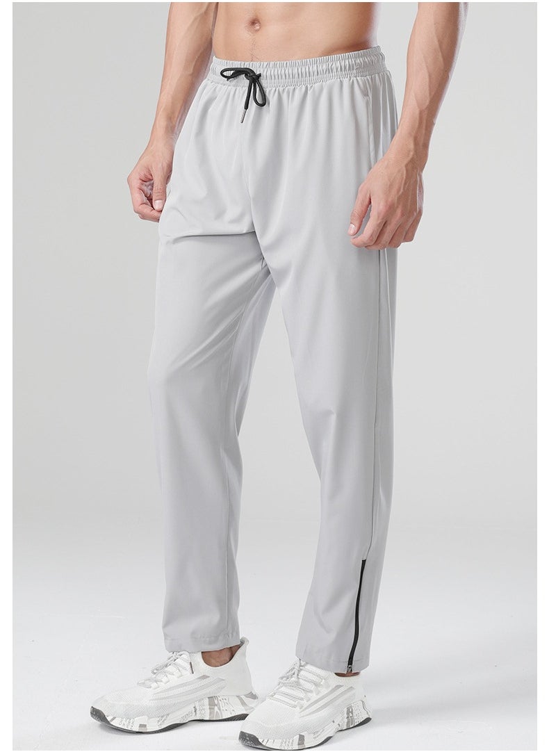 Loquat Men's Summer Basketball Running Loose Breathable Quick Dry Casual Pants Sweatpants  - Image 2