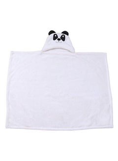 Brandonn All In 1 Ultrasoft Luxury Panda Hooded Funny Caps Wrapper;Bath Towel;Blanket For Babies (White)  - Image 3