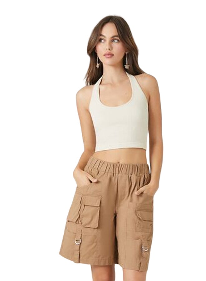 FOREVER 21 Twill Bermuda Cargo Shorts  - Image 1