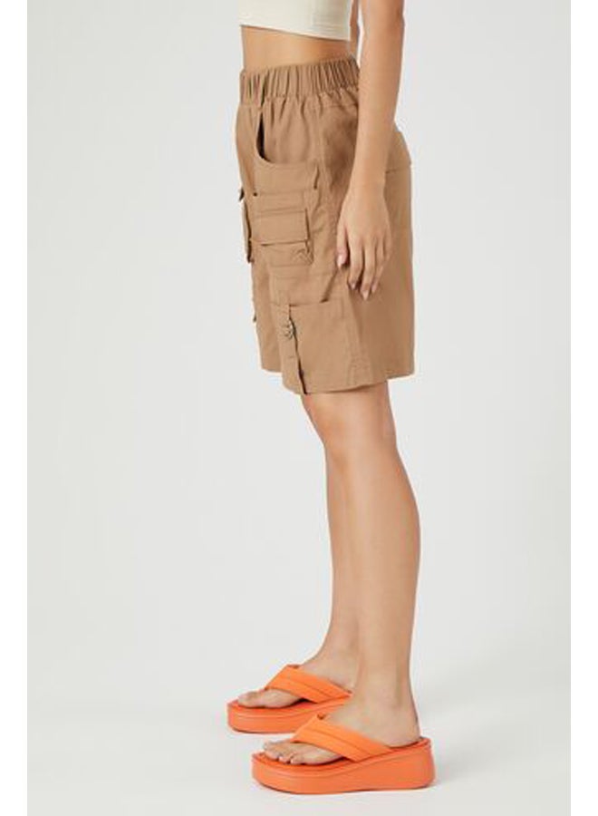 FOREVER 21 Twill Bermuda Cargo Shorts  - Image 3