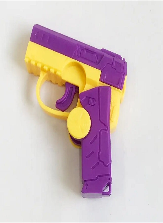 New Rotary Bore Gun Fidget Spinner Radish Gun Folding 3D Gravity Decompression Toy for Children