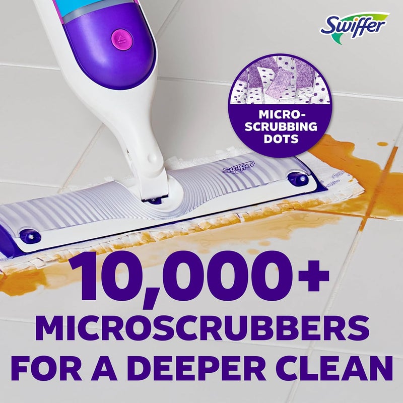 Swiffer PowerMop Multi-Surface Mop Kit for Floor Cleaning, Fresh Scent, Mopping Kit Includes PowerMop, 2 Mopping Pad Refills, 1 Floor Cleaning Solution with Fresh Scent and 2 Batteries - Image 3