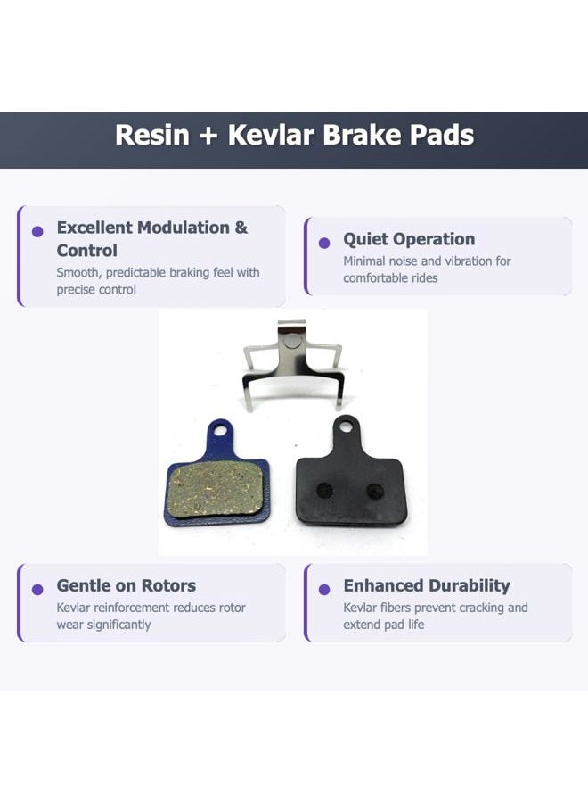 Hardheaded Ram Bike Brake Pads Organic for Shimano Ultegra BR-RS805, BR-RS505 .Fast Break-in on Mountain-Bike or Road- Bicycle. - Image 2