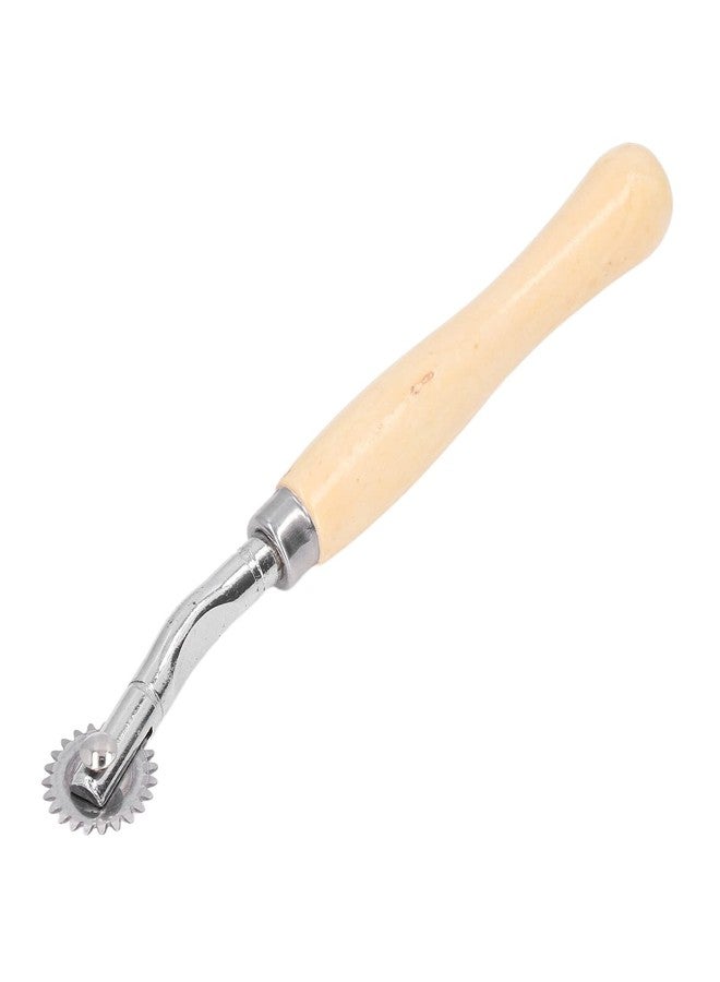Kadimendium Paper Perforator Tool, Tracing Wheel Sewing Real Wood Handle Strong Clamping Force for Leather for Cloth for Paper - Image 5