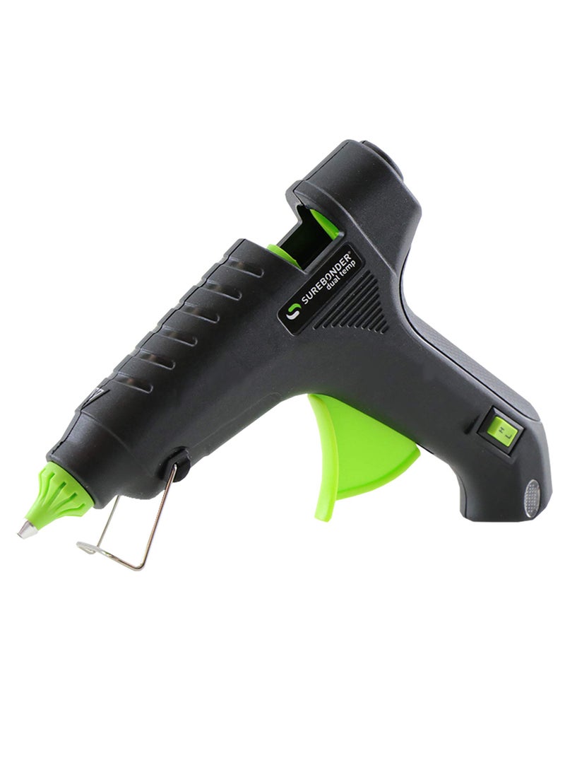 Surebonder Surebonder DT270 Dual Temperature 40W Full Size Hot Melt Glue GunUses 716 D Glue Sticks  GreenBlack 