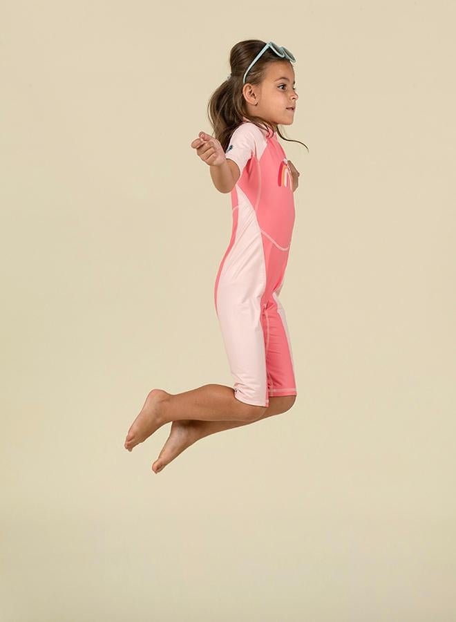 DECATHLON Baby UV Protection Wetsuit Kloupi RAINBOW print - Image 3