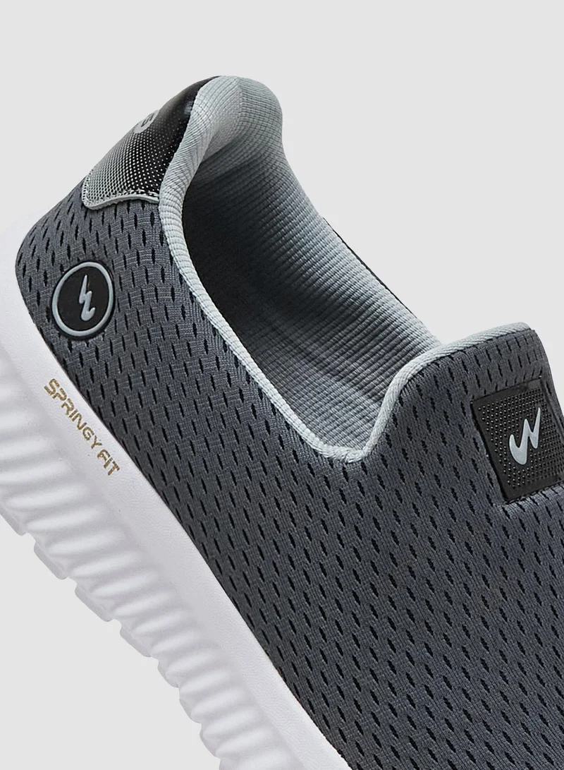 CAMPUS Gry/D.Gry Men's Grey Low-Top Sneakers - Lightweight Shoes, Minimalist Designed for Style for Men | Best Price UAE