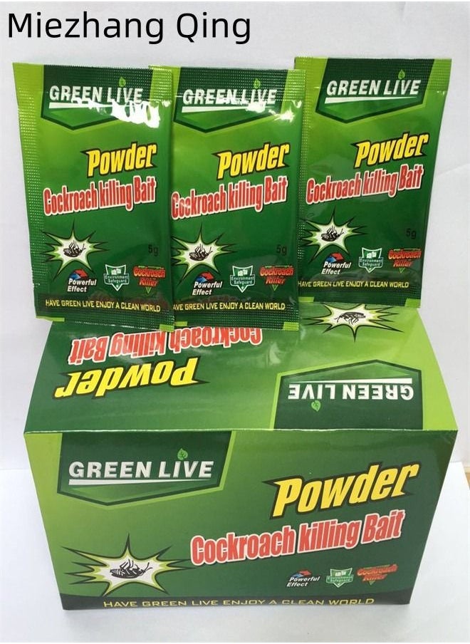 Miezhang Qing New Cockroach Killer Powder 50Packs  - Image 2