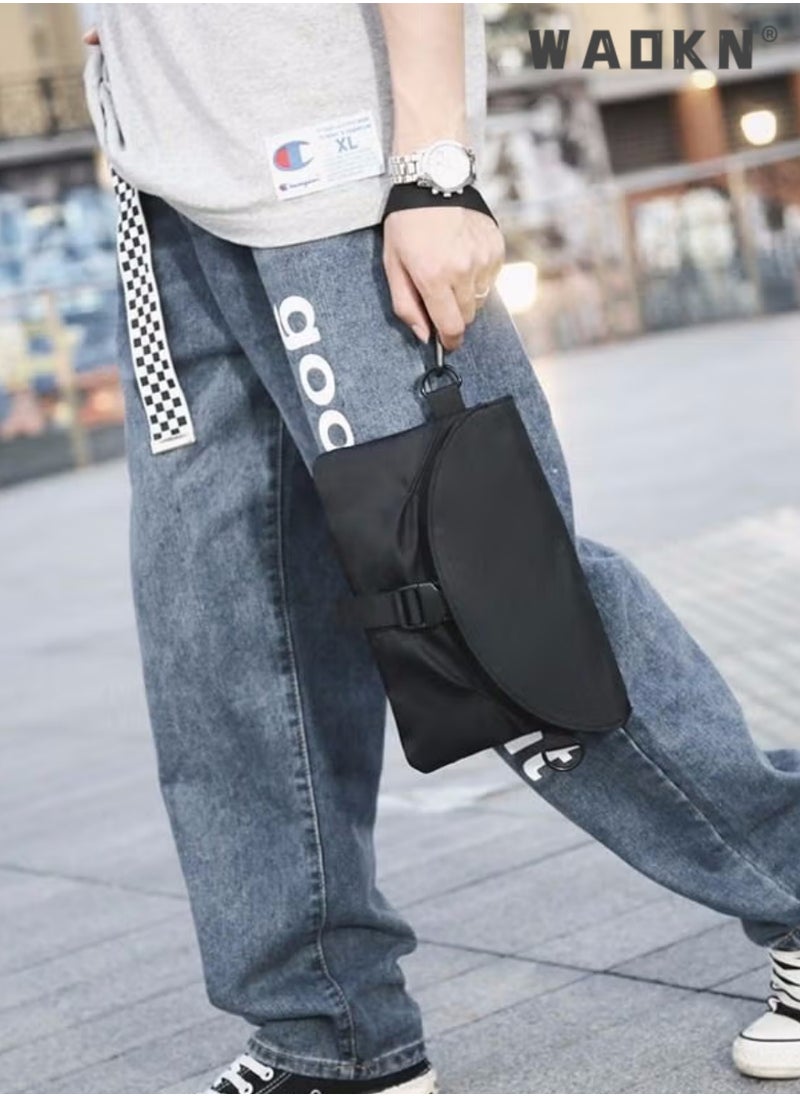 WAOKN Waterproof Sling Bag Crossbody Bag for Men Backpack for Men Sling Backpack Hiking Daypack Multipurpose Cross Body Bag Chest Bag Lightweight Slim Gym Backpack for Men Women Cycling Hiking Travel  - Image 5