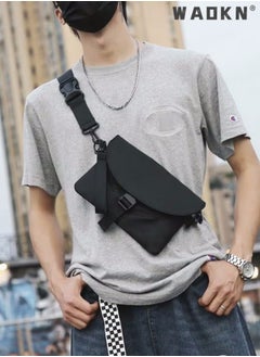 WAOKN Waterproof Sling Bag Crossbody Bag for Men Backpack for Men Sling Backpack Hiking Daypack Multipurpose Cross Body Bag Chest Bag Lightweight Slim Gym Backpack for Men Women Cycling Hiking Travel  - Image 2