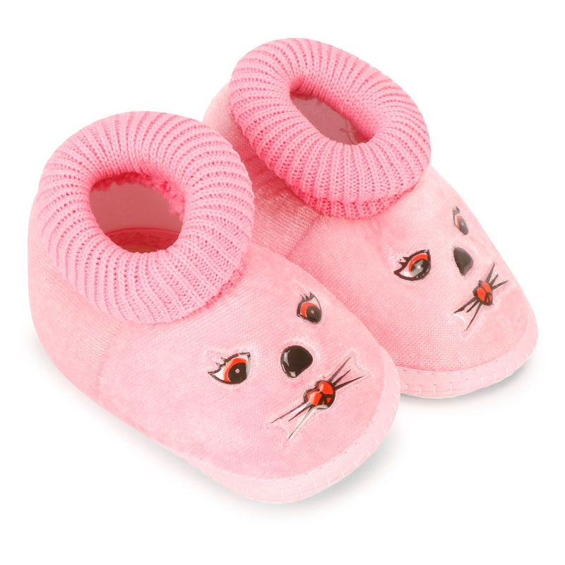 Dhairya Collection Kids Shoes/Kids Footwear/Baby Shoes/Baby Booties/Booties/New Born Baby Shoes Pack Of 3, Assorted,8 - Image 2