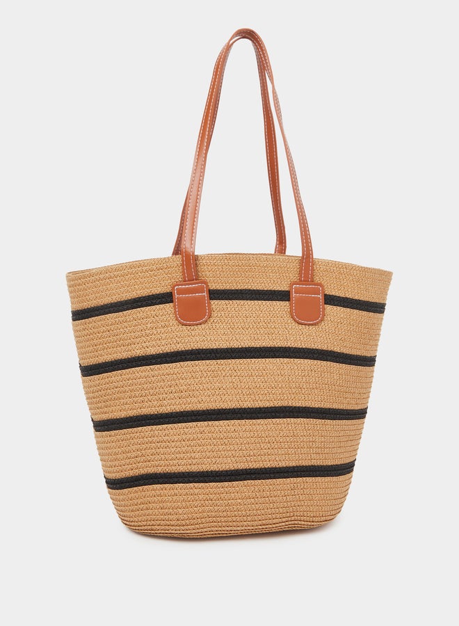 Styli Stripe Bag and Hat Set - Image 2