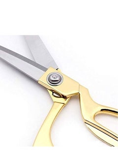 RAQTA Tailor Scissors 10.5 Inch | Professional Heavy-Duty Gold Stainless Steel Scissors for Sewing & Fabric Cutting  - Image 2