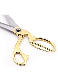 RAQTA Tailor Scissors 10.5 Inch | Professional Heavy-Duty Gold Stainless Steel Scissors for Sewing & Fabric Cutting  - Image 3