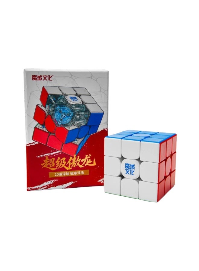 MoYu AoLong V5 3x3 Magnetic Speed Cube | 48-Magnet Stickerless Puzzle with Carbon-Fiber Core & 64-Setting Dual Adjustment (Matte) - Image 1