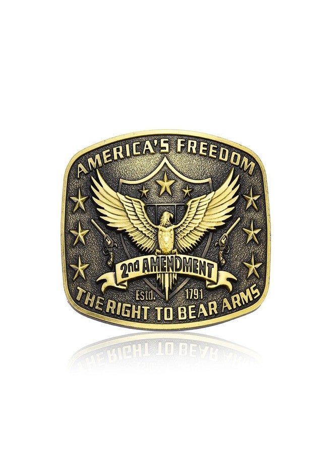 MASOP VOGU Western Belt Buckle for Men American Freedom Belt Buckles Cowboy Cowgirl Rodeo Belts Buckle Mens Jean's Accessory - Image 1