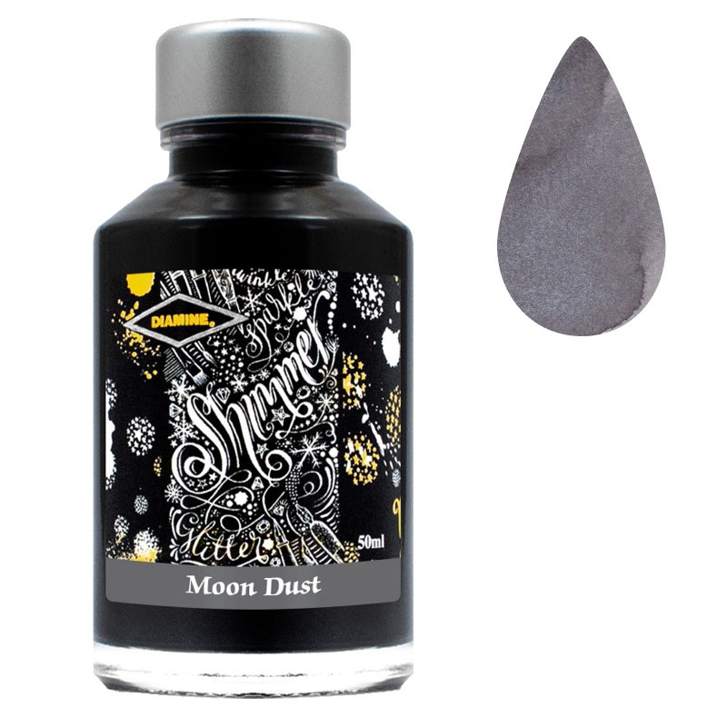 DIAMINE 50ML Moon Dust Shimmer Ink Bottle - Image 4