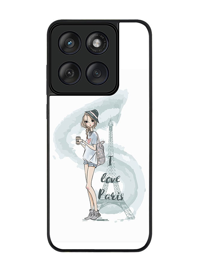 Stylizedd For Motorola MOTO Edge 60 Fusion/ Edge 60 Case,Slim fit Camera Protection, Shockproof Thin Phone cover  -  I Love Paris - Image 1