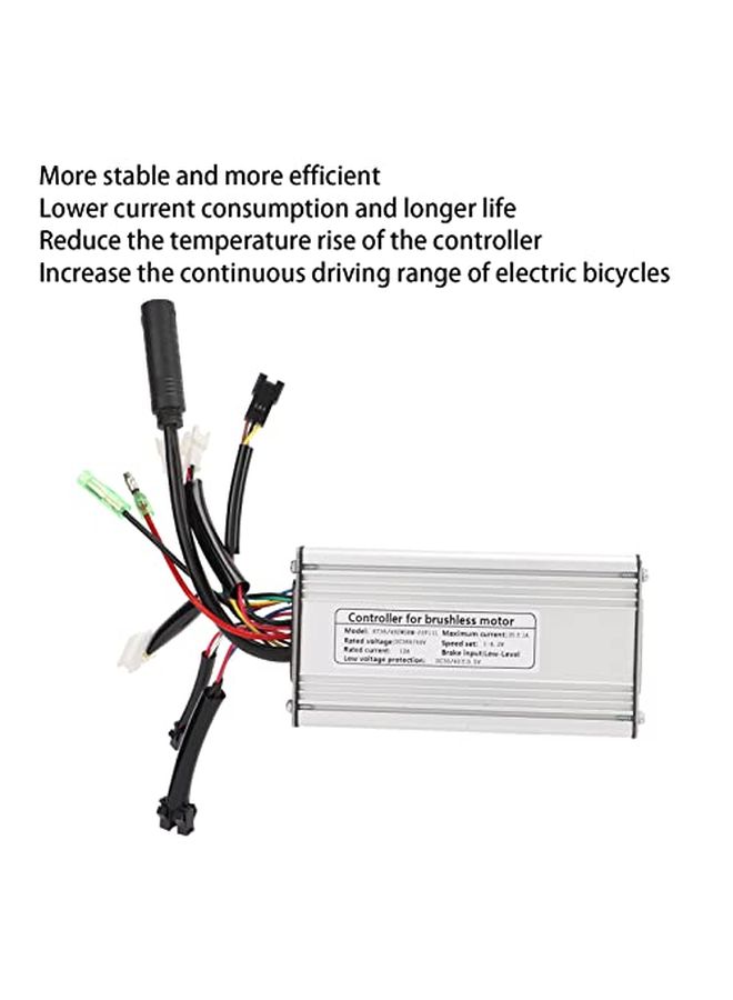36V 48V 25A وحدة تحكم محرك بلا فرش مزدوجة الوظيفة لدراجة كهربائية 500W 750W - Image 5